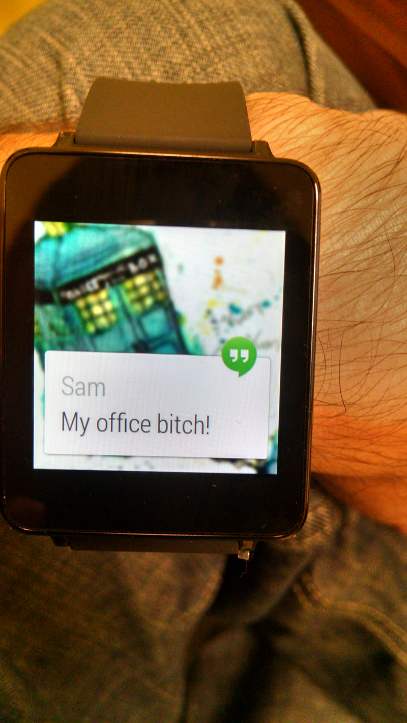Illustration for article titled Android Wear Review: The OS itself.